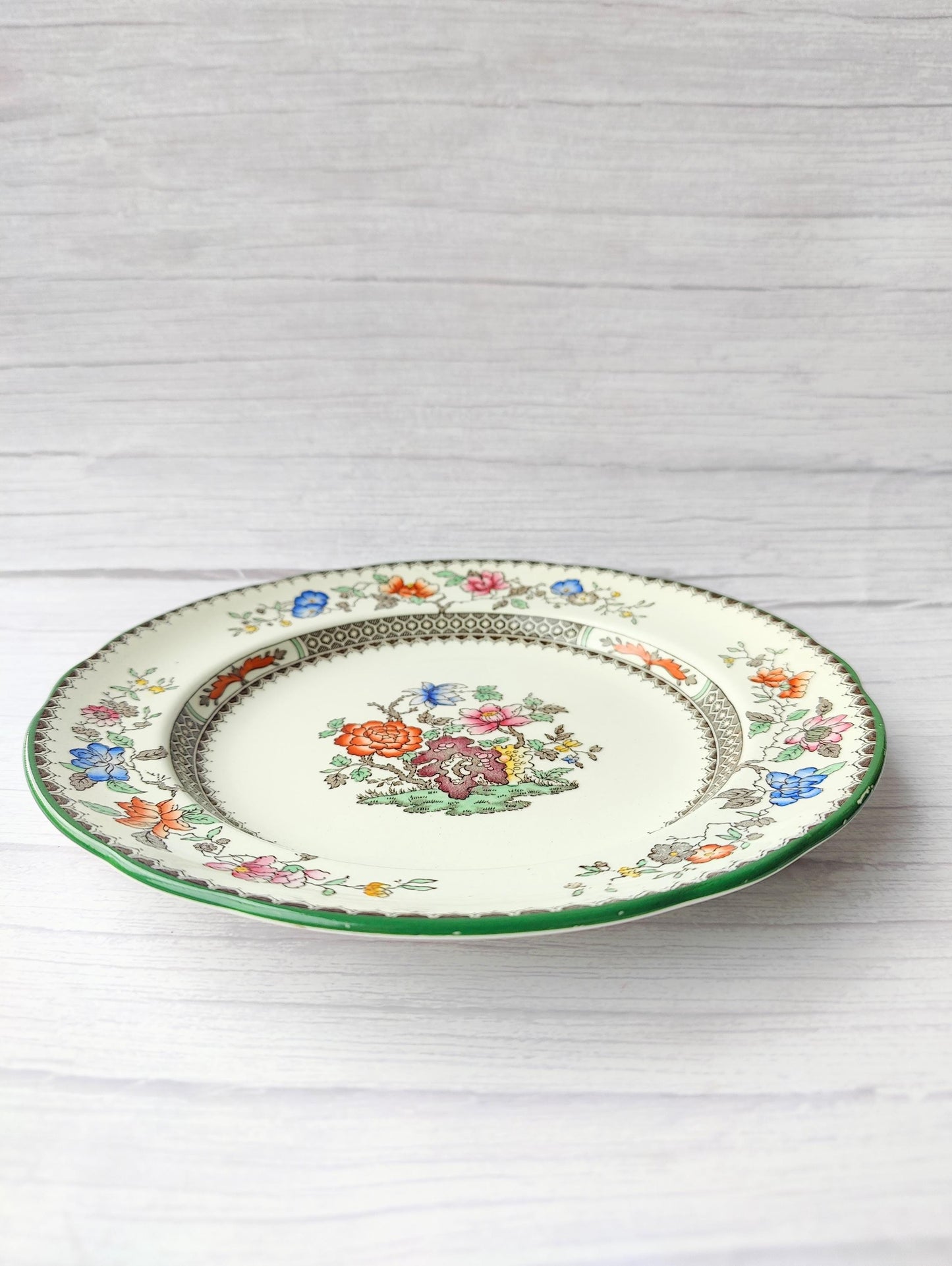Vintage Copeland Spode Chinese Rose Plate Made in England
