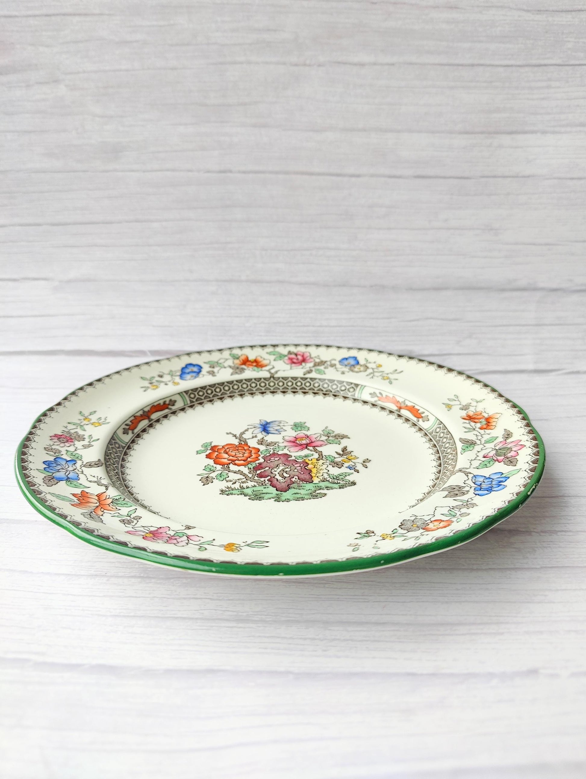 Vintage Copeland Spode Chinese Rose Plate Made in England