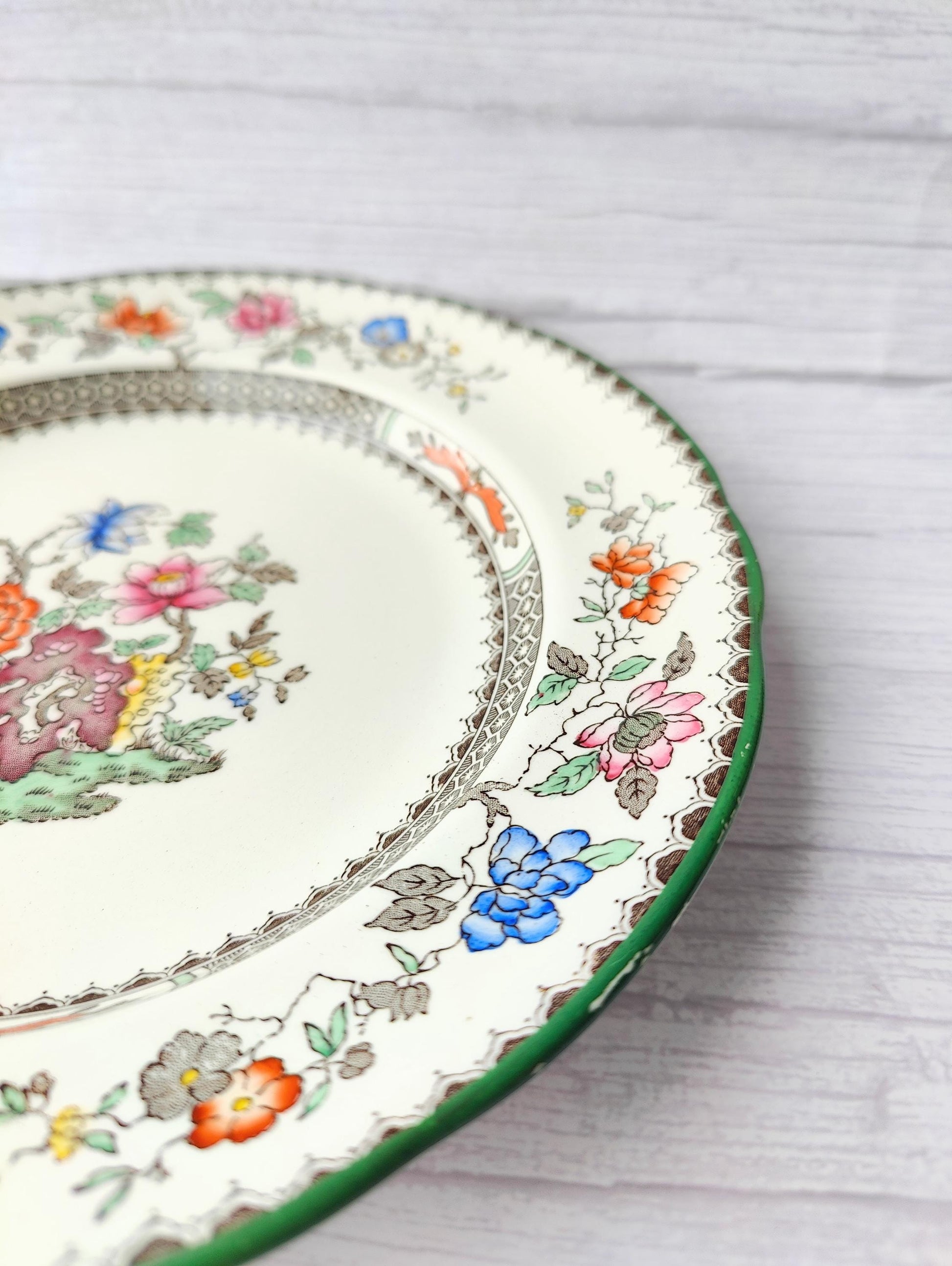 Vintage Copeland Spode Chinese Rose Plate Made in England