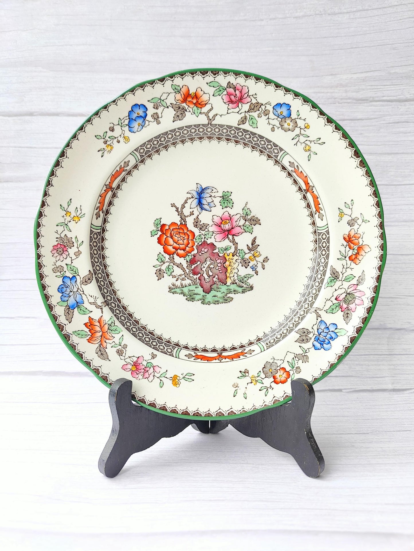 Vintage Copeland Spode Chinese Rose Plate Made in England