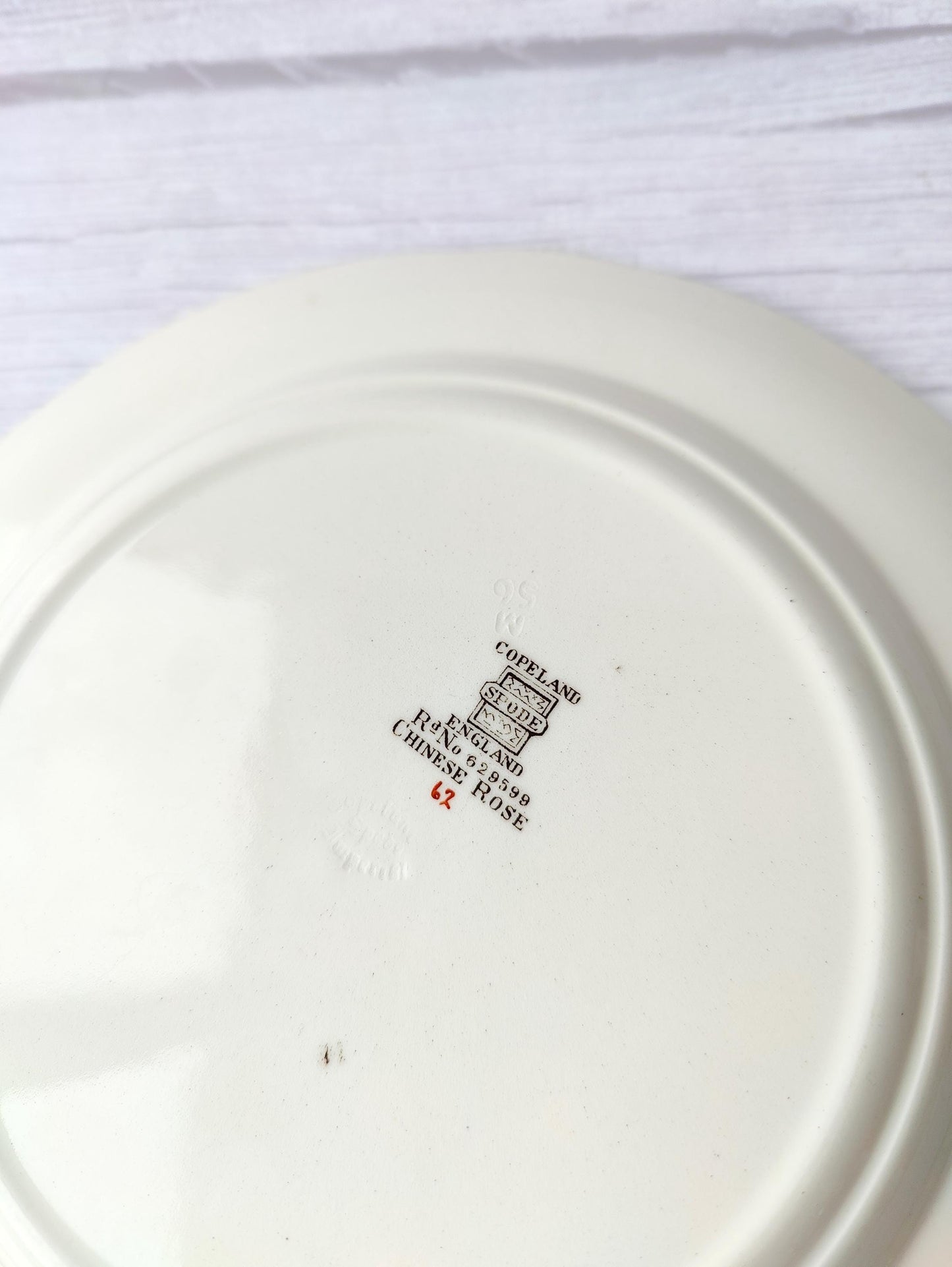 Vintage Copeland Spode Chinese Rose Plate Made in England