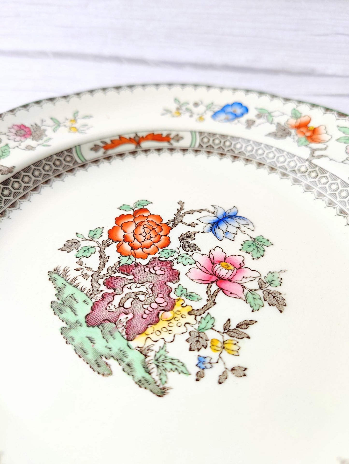 Vintage Copeland Spode Chinese Rose Plate Made in England