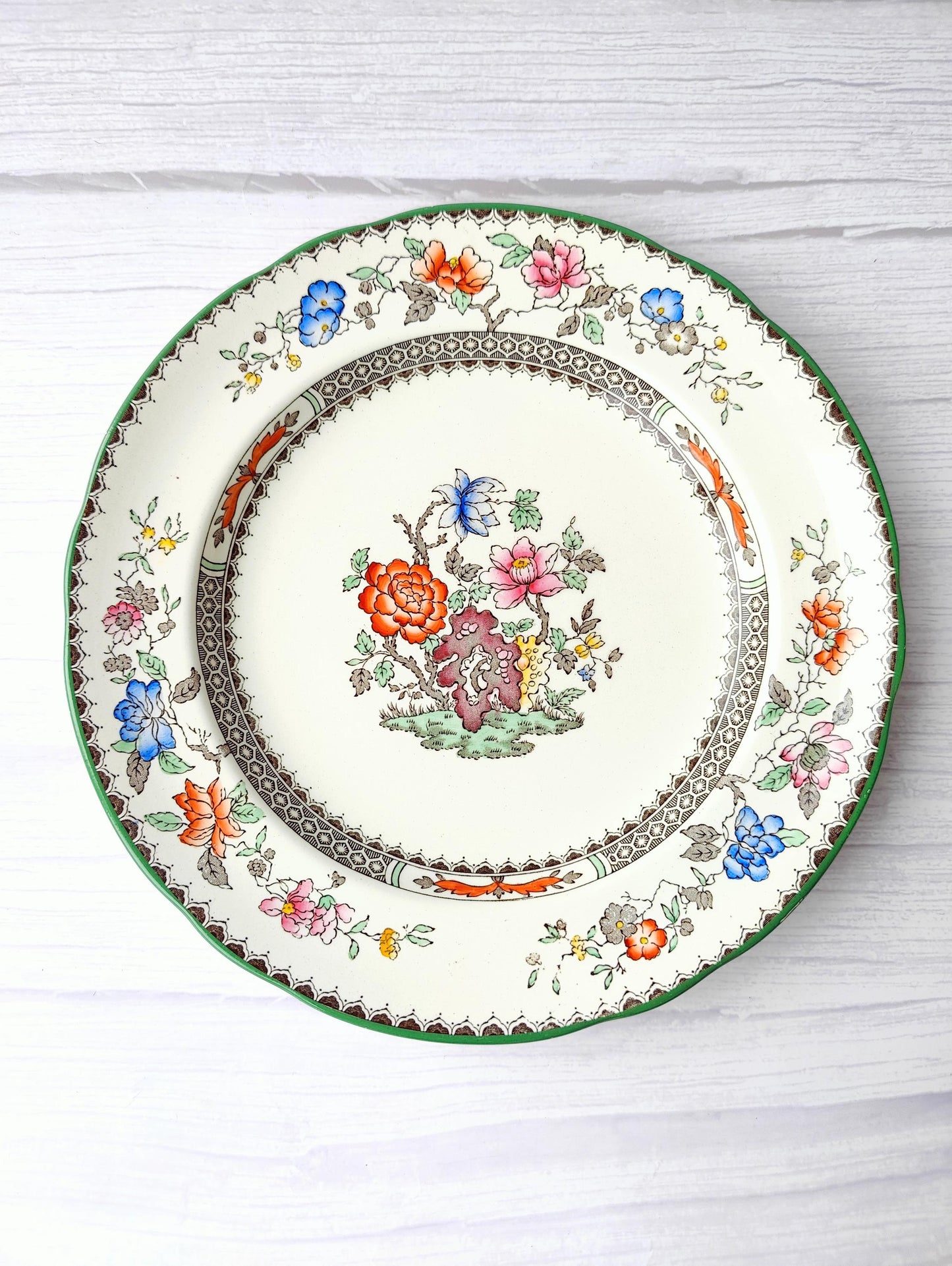 Vintage Copeland Spode Chinese Rose Plate Made in England